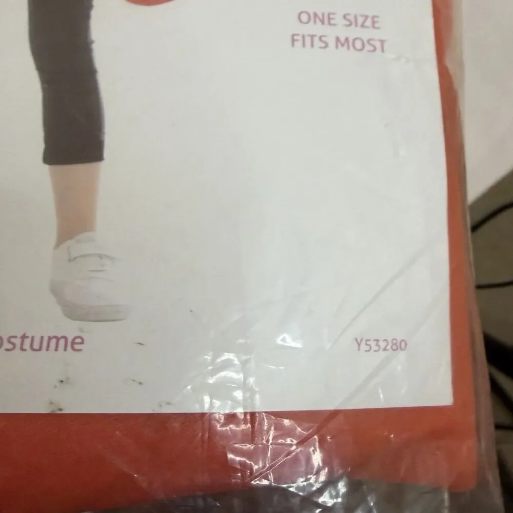 Construction Cone Costume Kids Youth Size 8/10 Orange Traffic Cone Halloween